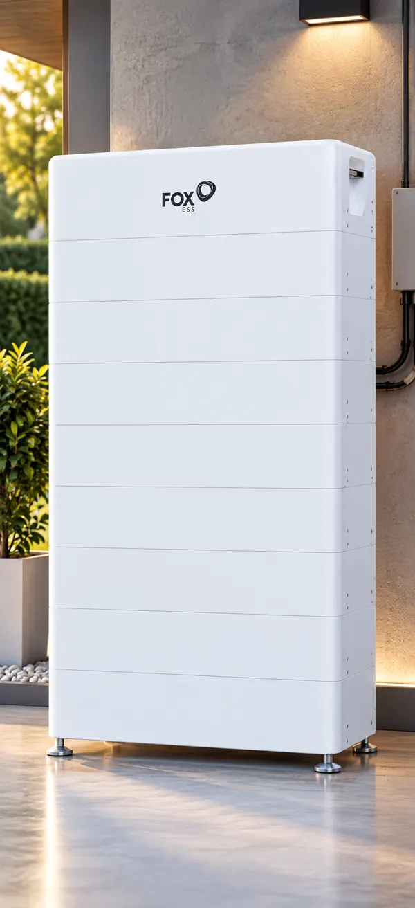FoxESS high-capacity home battery stack